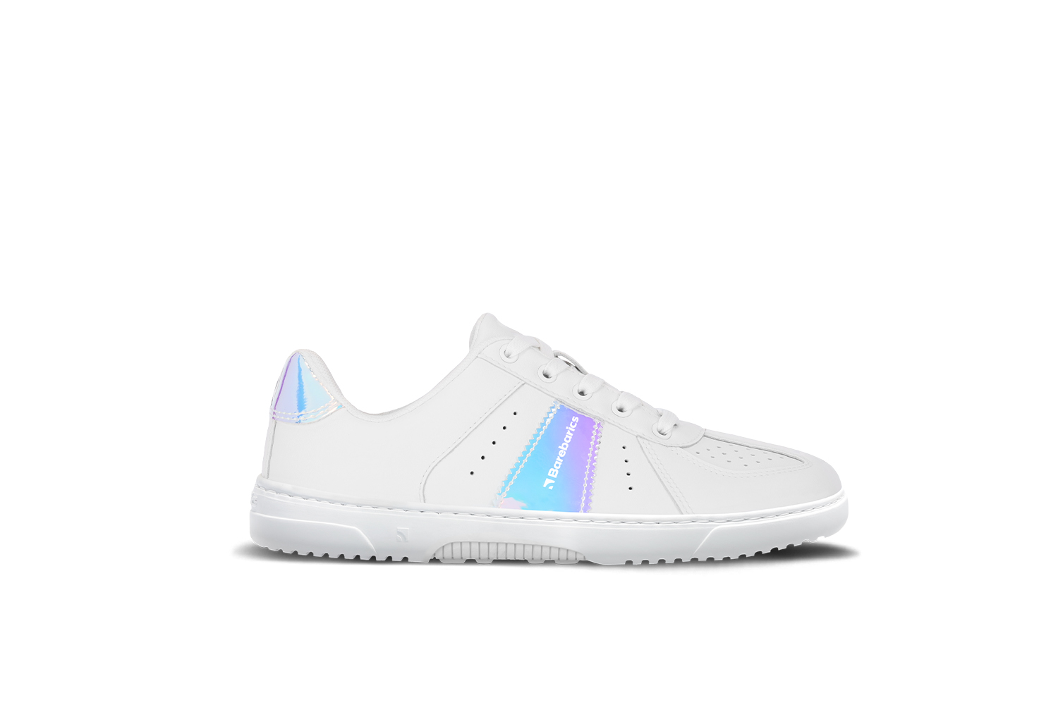 Barefoot Sneakers Barebarics Icara - White & Pastel Iridescent